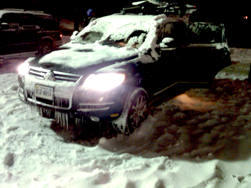 A little snow in the Poconos VW Vortex Volkswagen Forum